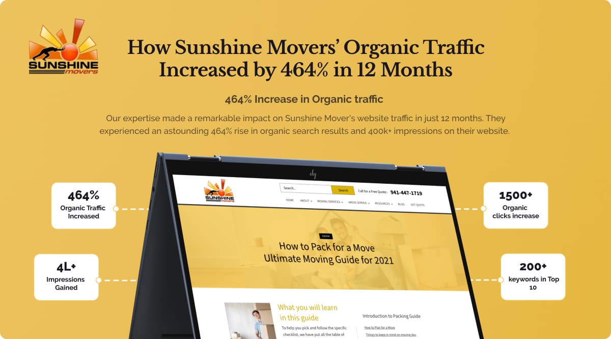 Sunshine Movers, campaign visual